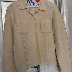 Crème Jacket / Apricot Color. Wool 