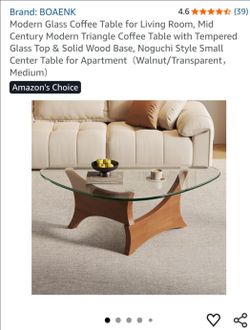 MODERN GLASS COFFEE TABLE
