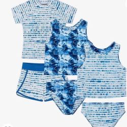 Eddie Bauer Mix & Match Swim Set 4 piece.  