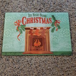Festive Glass Cutting Board 