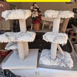 Cat tree. Cat tower. Cat scratcher. Cat bed. Cat condo. Cat post. Both For $50