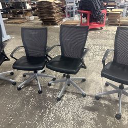 Haworth X99s Leather Chairs