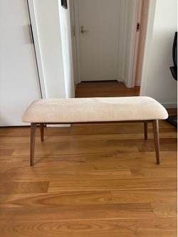 Entryway Bench Cream