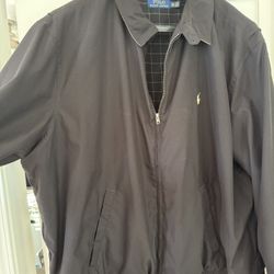 Mens Polo Jacket - Black