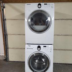 Samsung Washer And Dryer Set (Stackable)delivery Available 