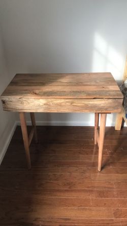 Wooden desk