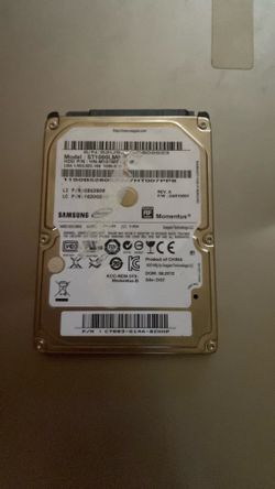Samsung one TB hard drive