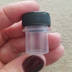 1" Tall Tubes With Screw Caps