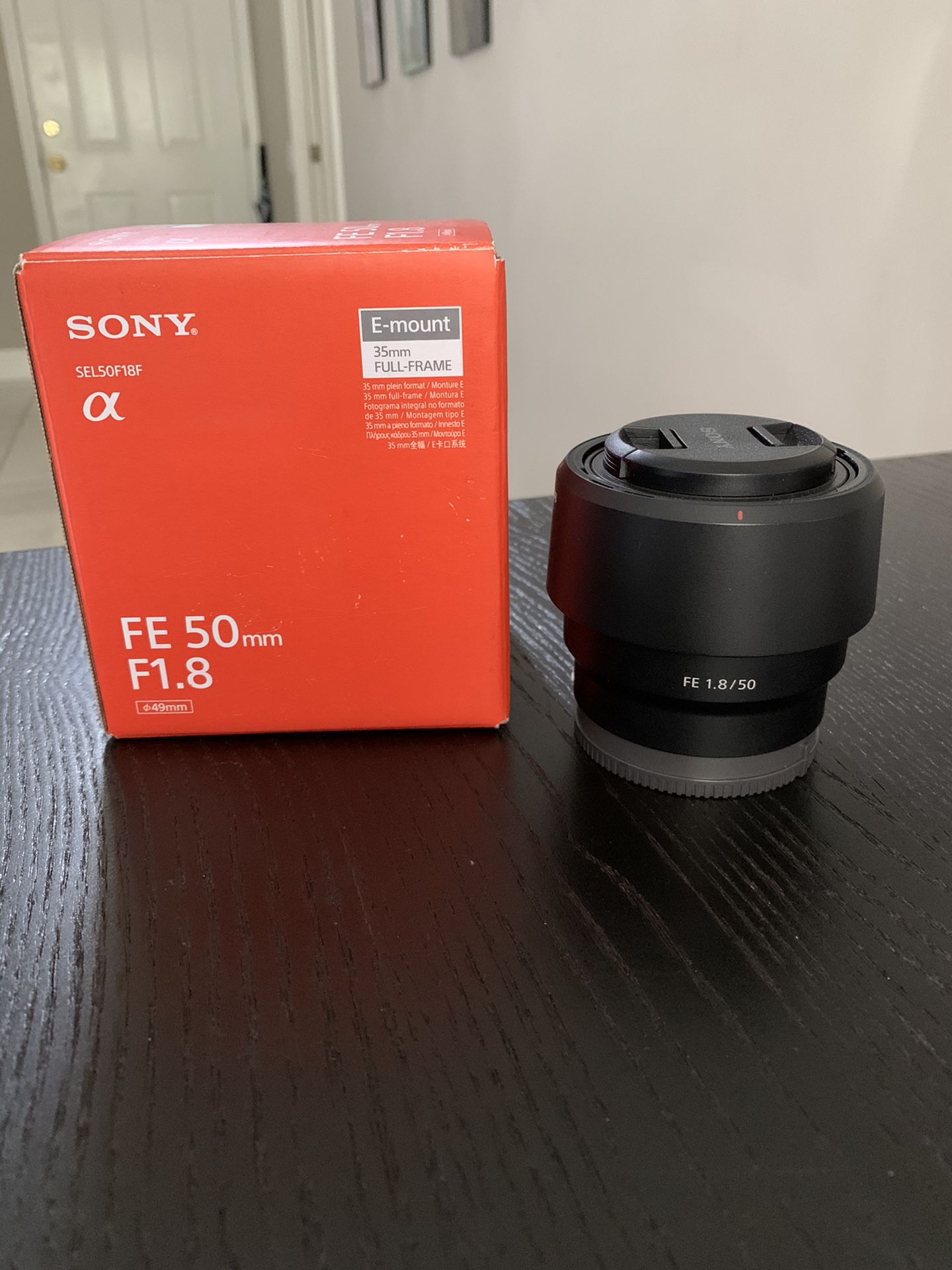 Sony 50mm f/1.8