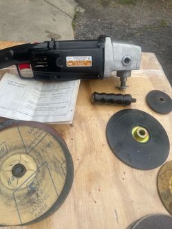 Craftsman 7" Two-Speed Sander & Polisher - Model (contact info removed)0 with accessories