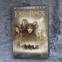 LOD OF THE RINGS THE FELLOWSHIP OF THE RINGS DVDs