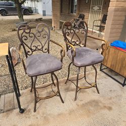 Pair Of Bar Stools 