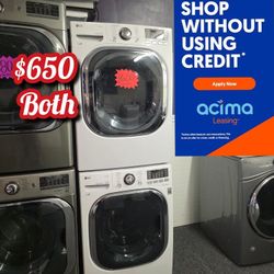 LG Washer & Dryer Electric 