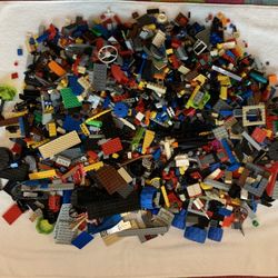 Legos, 23 lbs. Miscellaneous Pieces. Extra Stuff Too