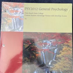 PSY2012 General Psychology 3rd Edition