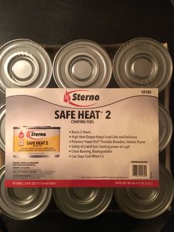 Case of 18 - Sterno Safe Heat 2