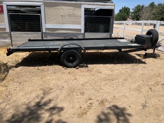 16ft x 6ft flat bed trailer