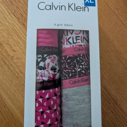 NWT Calvin Klein Girls' 95% cotton Bikini Size XL (16/18) 