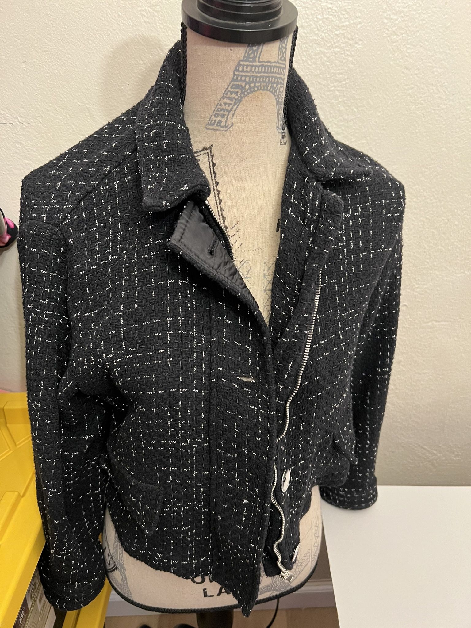 Black Shirt SARA Jacket 