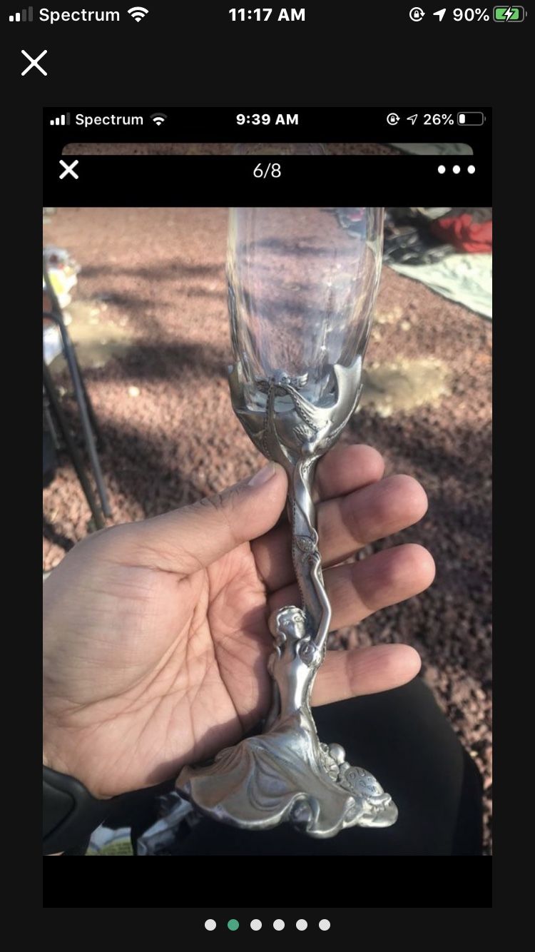 Disney Snow White & Prince Wedding Glasses