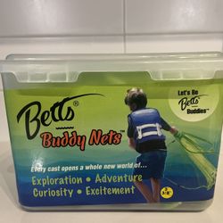 Betts CH3 Buddy Cast Net 3' Chartreuse 3/8" Mesh Lead Weights Boxed