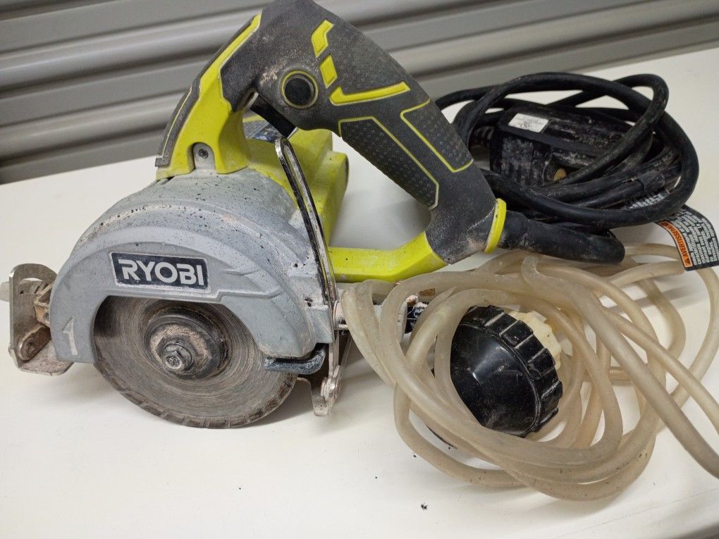 Ryobi 4inch Wet Dry Masonry Saw