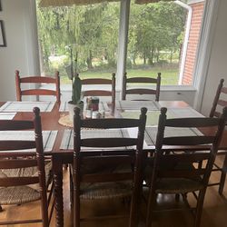 Dining Table, 6 Chairs And Buffet