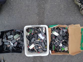350 key fobs & blank keys