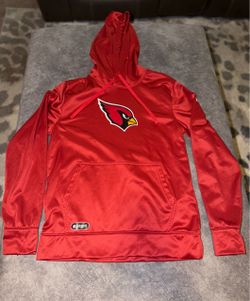 NFL Red Arizona Cardinals Logo Pullover Hoodie Mens Medium