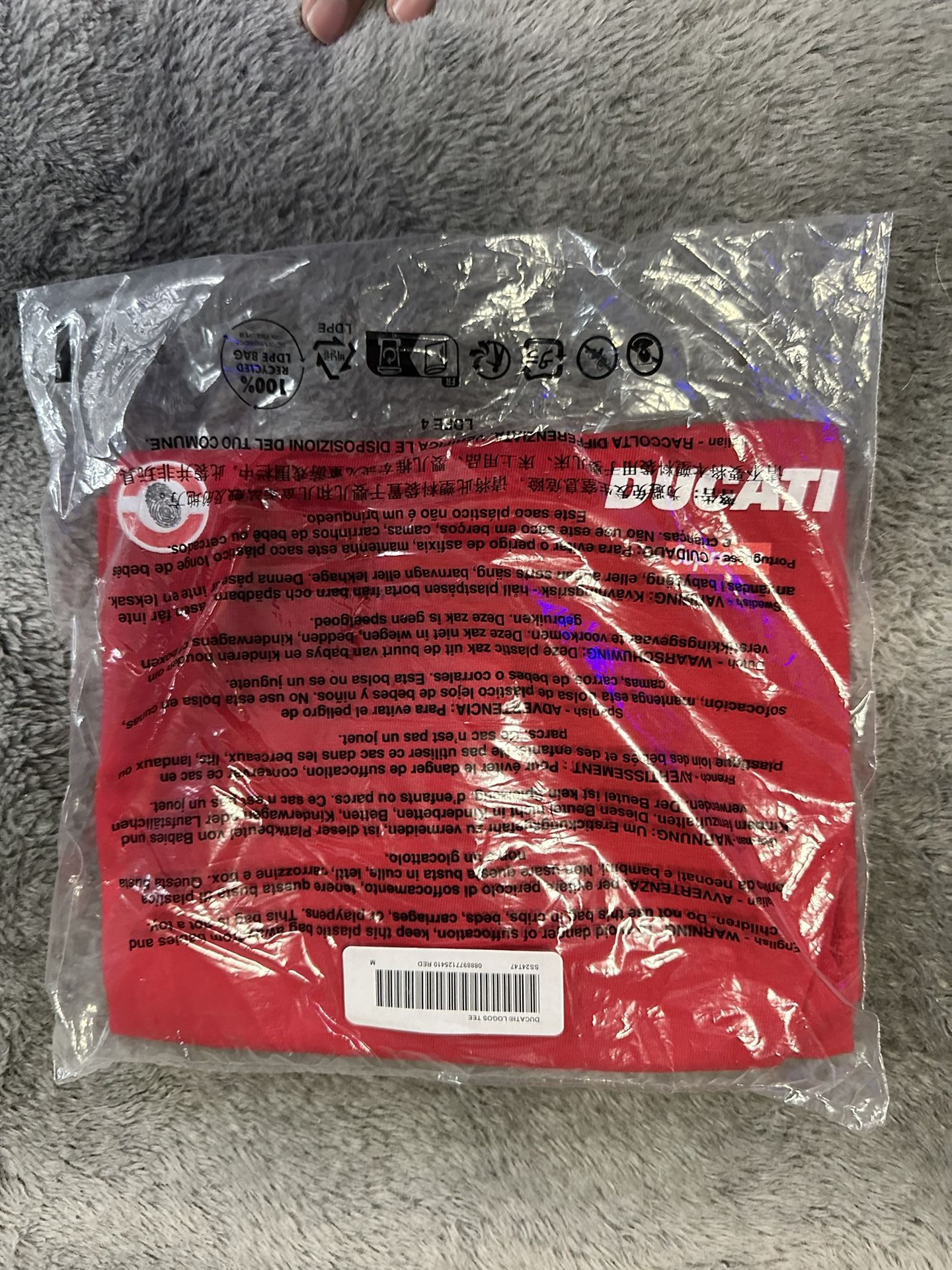 Supreme Ducati Tee Red Size M