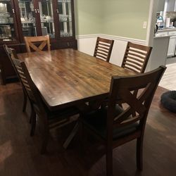 Dining Room Table And Six Chairs