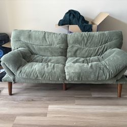 Olive Green Futon (sofa bed) 