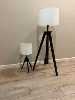 Table lamp and floor lamp