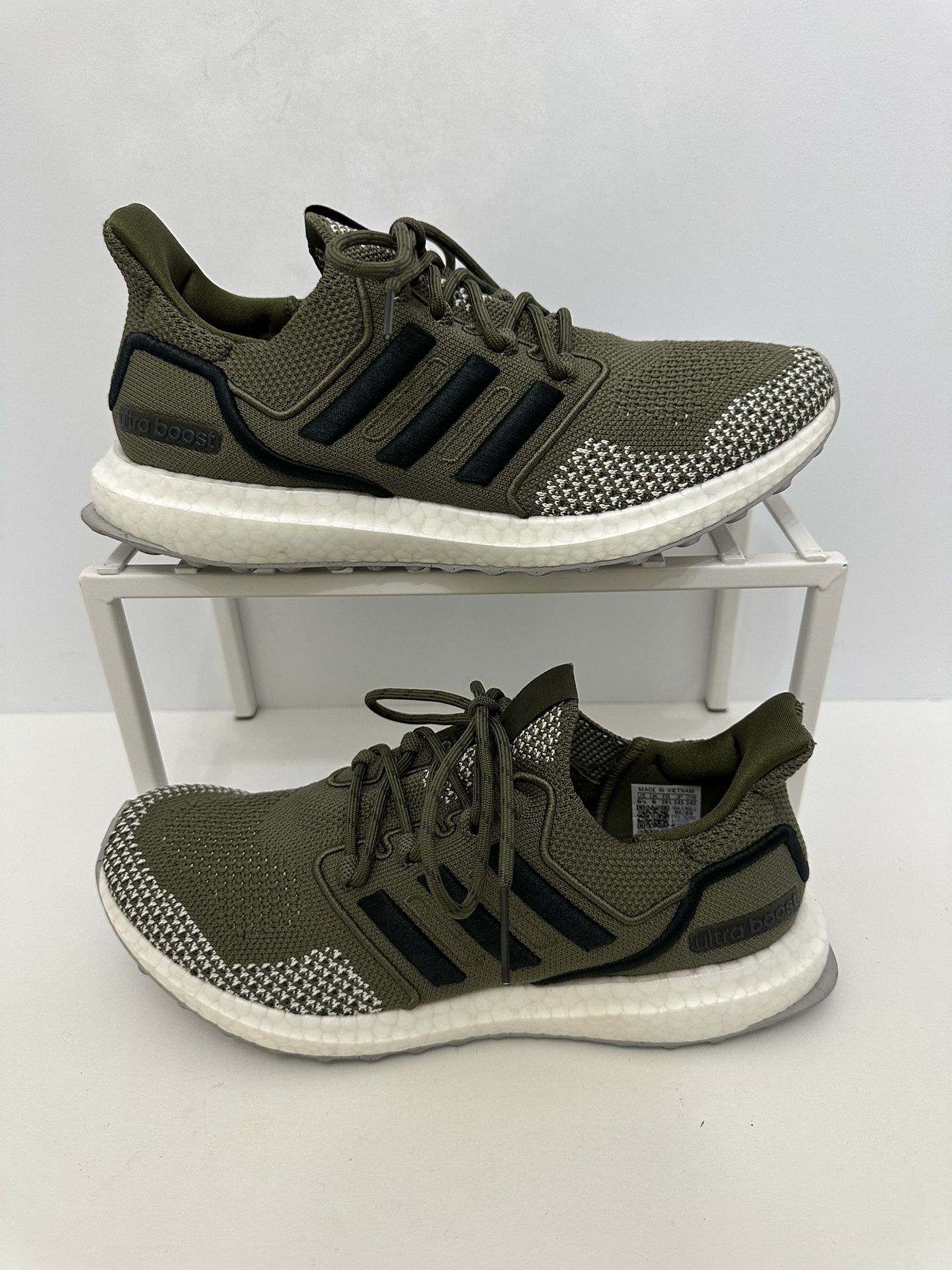 adidas gazelle silver green womens PRE OWNED Adidas ultra boost web DNA Solar Green Black – LacedUp main image 1