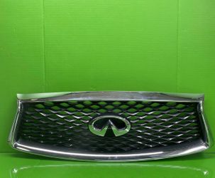 2018 2019 2020 20212022 Infiniti Q50 Q50s OEM Upper Sport Gloss Chrome Grille