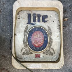 Miller Lite Sign 