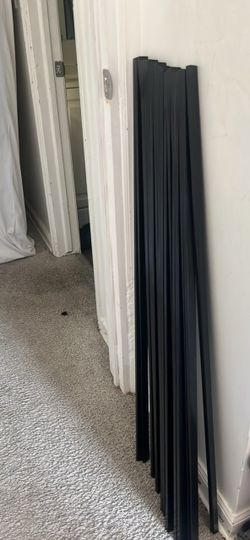 Black Twin Bunk Bed Frame w/ Ladder