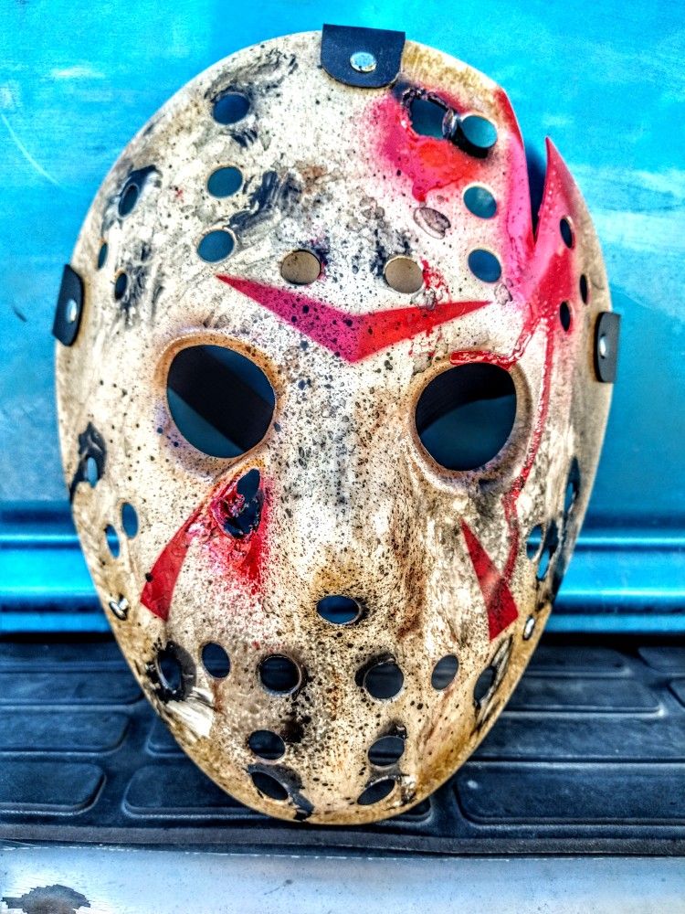 Jason Voorhees Version 8 Custom Distressed Hockey Mask Friday The 13th Part VI Masks