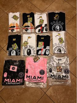 A bathing ape shirt 45$