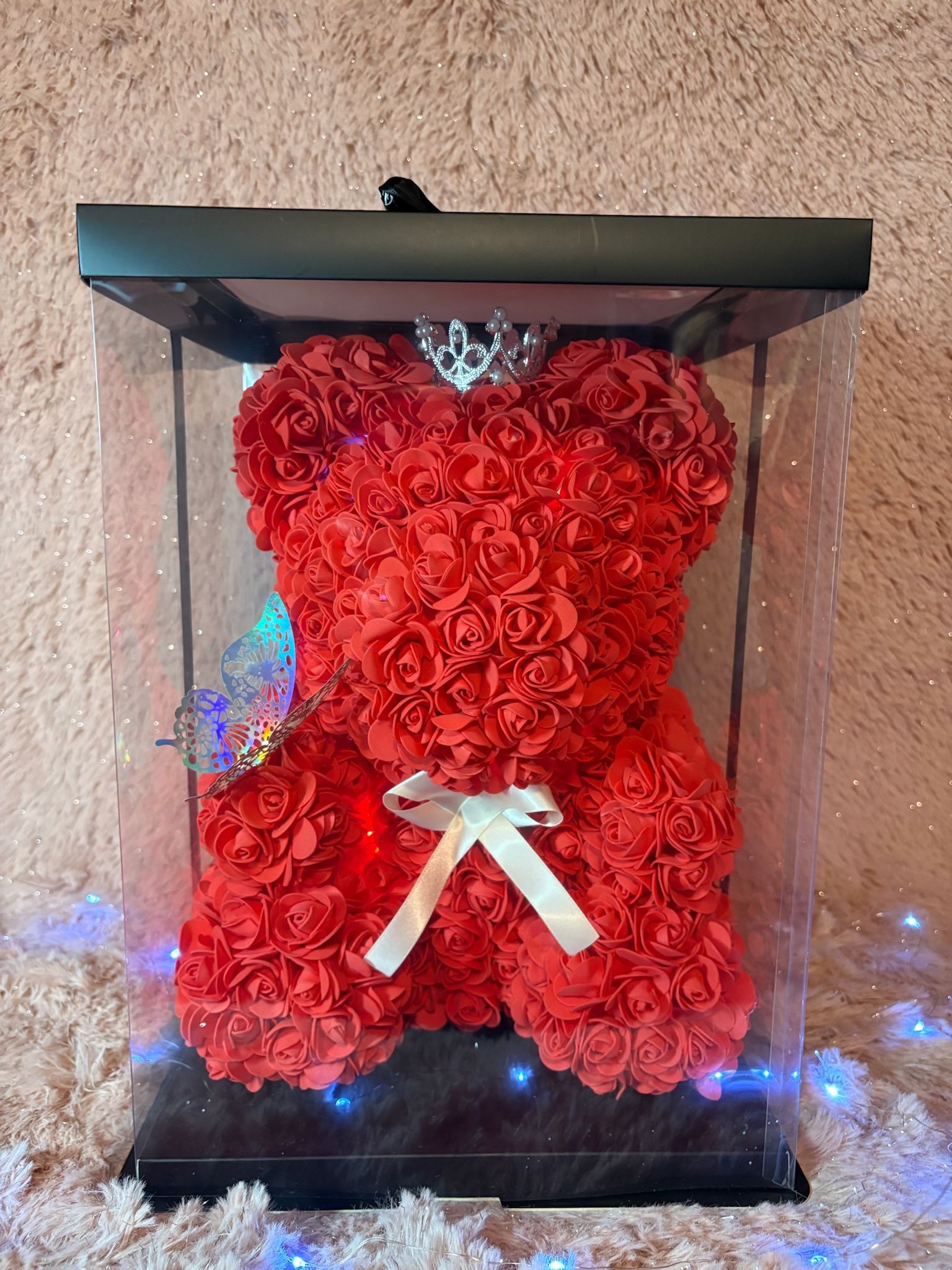 Hermosos Osos Grandes De Rosas Eternas Para San Valentín