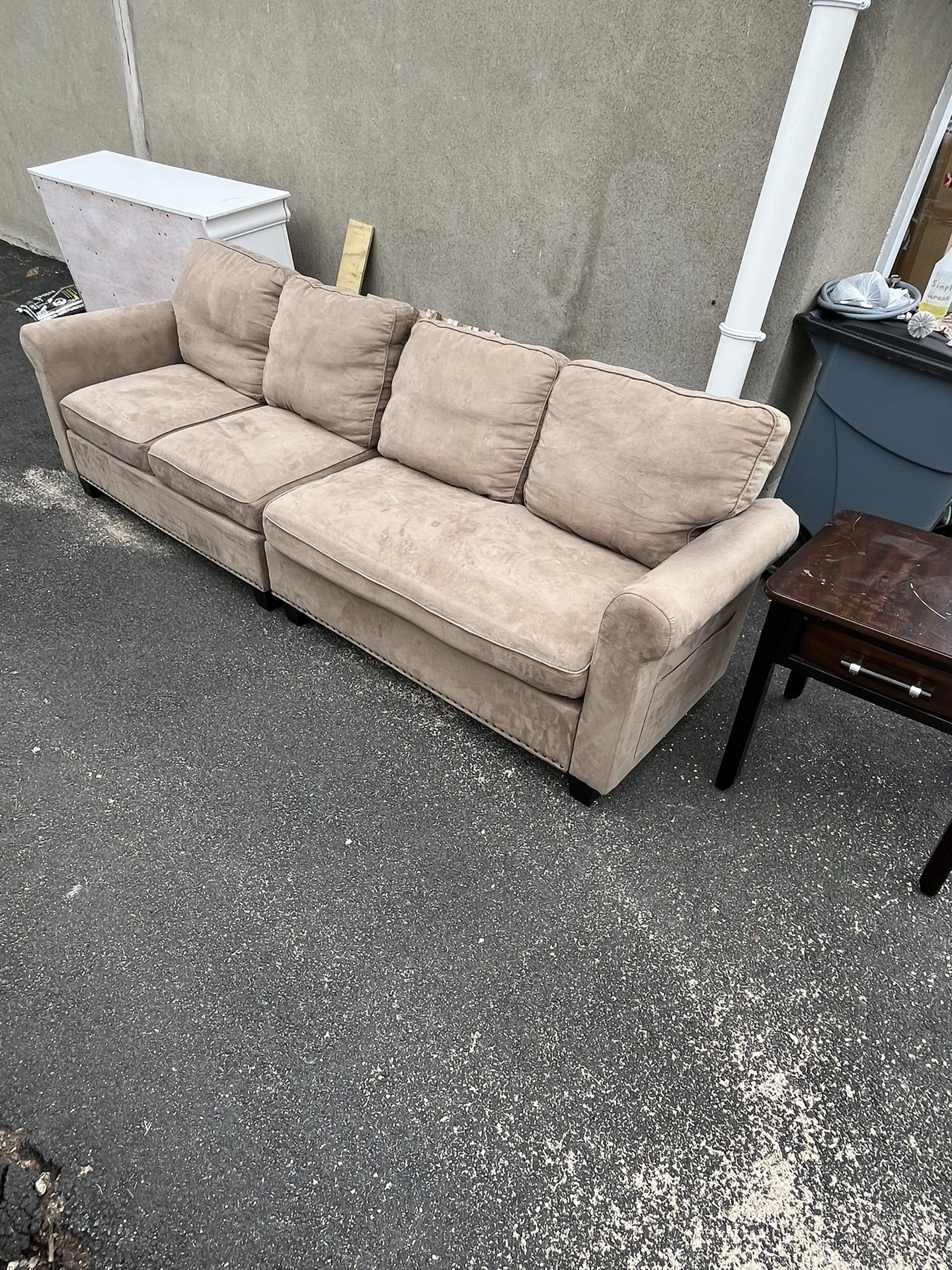 FREE*Microfiber Coach & End Tables*FREE