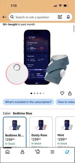 Owlet Dream Sock + Base Station