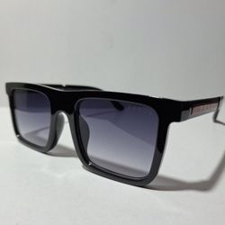 Small Black Square Sunglasses 