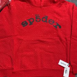 Vvs Red Sp5der Hoodie