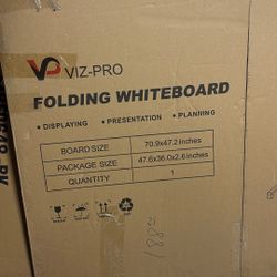 Viz -Pro Folding White Board 