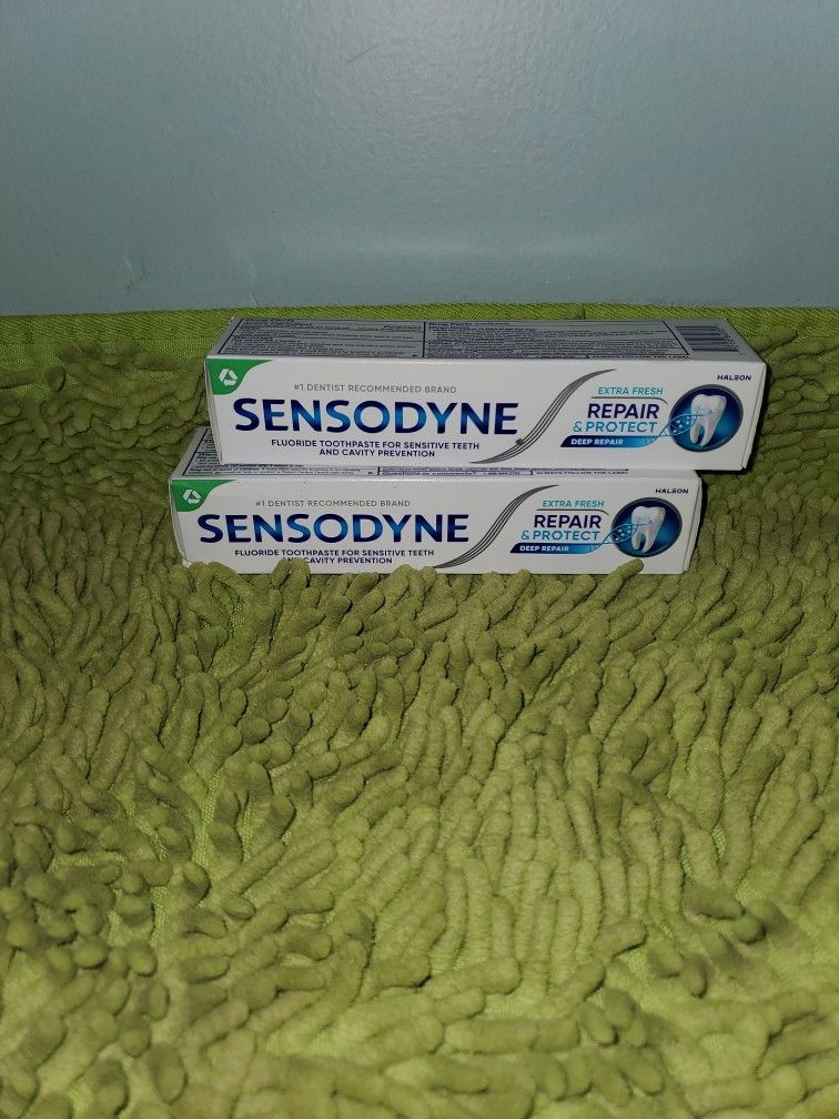 2 Sensodyne Toothpaste 3.4oz Extra Fresh Complete Protection