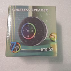 Bluetooth Shower Speaker with LED – Portable Wireless Mini Speaker with Mic & Suction Cup, IPX4 Water Resistant for Shower, Travel, Pool, River Floati