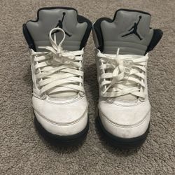 Black N White Jordan 5s