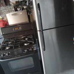 Gas Stove And Fridge 
