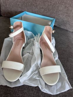 Girls white dress shoes